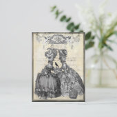 Halloween Ball Postkarte (Stehend Vorderseite)