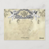 Halloween Ball Postkarte (Rückseite)