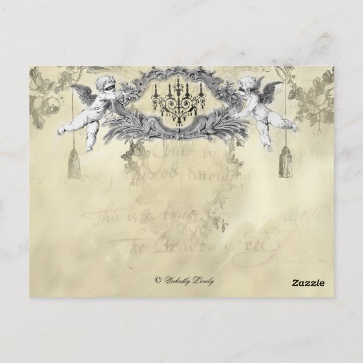 Halloween Ball Postkarte (Rückseite)