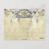 Halloween Ball Postkarte (Rückseite)