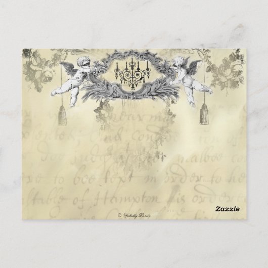 Halloween Ball Postkarte (Rückseite)