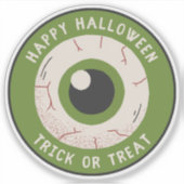 Halloween-Ball-Sticker Aufkleber (Vorderseite)