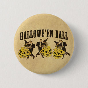 Halloween-Ball-Tänzer Button