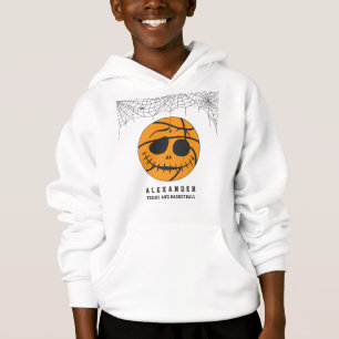 Halloween Ball Trick oder Basketball Geburtstag Hoodie