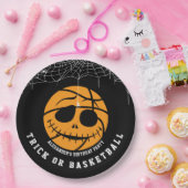 Halloween Ball Trick oder Basketball Geburtstag Pappteller (Party)