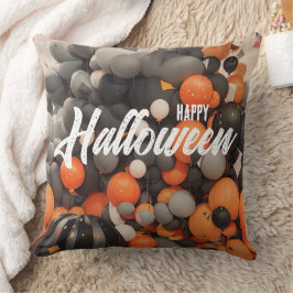 Halloween-Ballons Jack'o'lantern Kissen