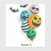 Halloween Balloons Aufkleber (Blatt)