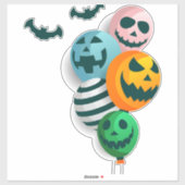 Halloween Balloons Aufkleber (Blatt)