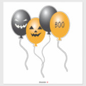 Halloween Balloons Aufkleber (Blatt)
