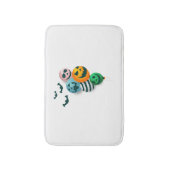 Halloween Balloons Badematte (Vorderseite Vertikal)