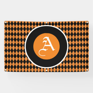 HALLOWEEN BANNER MIT MONOGRAM