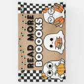 Halloween Banner School Library Classroom Ghosts (Vertikal)