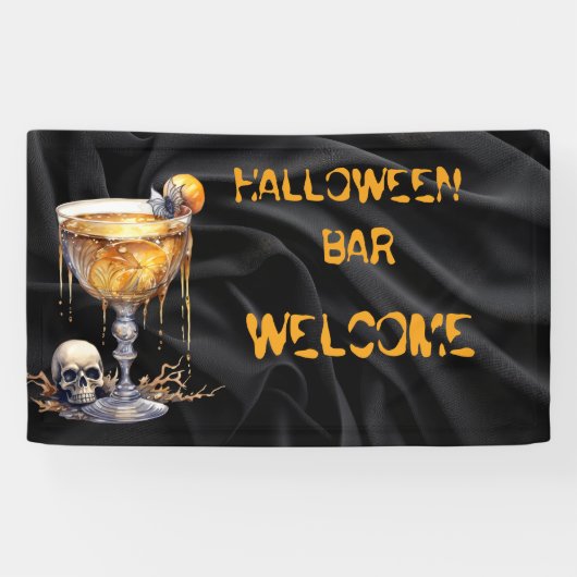 Halloween Bar Welcome Banner (Horizontal)
