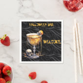 Halloween Bar Welcome Serviette (Beispiel)