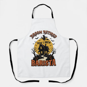 Halloween-Barista-Shirt Lustiger Hexen-Kaffee-Wort Schürze