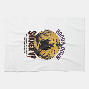 Halloween Barkeeper-Shirt Verhexte Taverne Hexe De Geschirrtuch