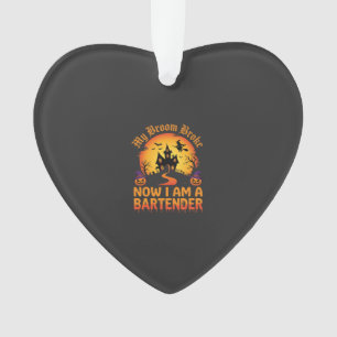 Halloween Barkeeper Spukhaus Hexe Kürbis De Ornament