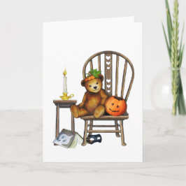 Halloween-Bärn-Karte Karte