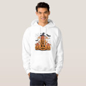 Halloween Bartdragons mit Pumpkins Hoodie (Vorne ganz)