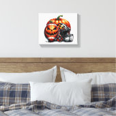 halloween baseball helm leinwanddruck (Insitu (Schlafzimmer))
