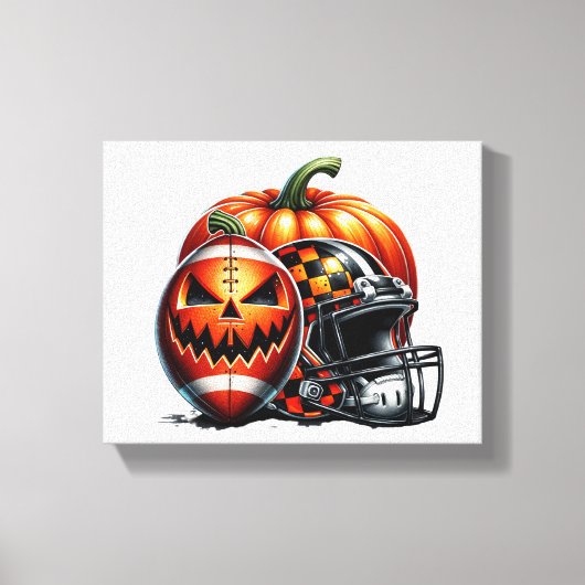 halloween baseball helm leinwanddruck (Vorderseite)