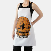 Halloween Baseball Maker Fliegende Hexe Holzmond Schürze (InSitu)
