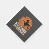 Halloween Baseball Maker Vintage Hexen Grafik Serviette (Ecke)