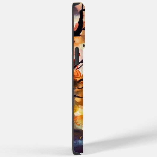 Halloween Basenji mit Pumpkins Beängstigend Case-Mate iPhone Hülle (Rückseite / Rechts)