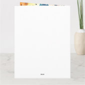 Halloween Basenji mit Pumpkins Beängstigend Karte (Rückseite)