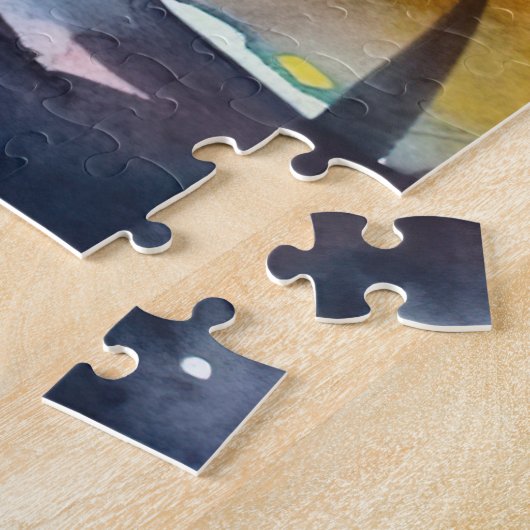 Halloween Basenji mit Pumpkins Beängstigend Puzzle (Seite)