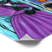 Halloween Bash Black Cat Niedlich Hexenhaus Spuk Poster (Ecke)