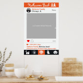 Halloween Bash Frame Party Prop Foto Booth Poster (Küche)