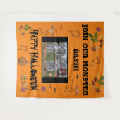 Halloween Bash Tapestry Wandteppich (Vorderseite (Horizontal))