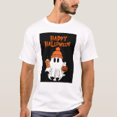 Halloween Basic Dark T-Shirt für Männer komfortabe (Vorderseite)