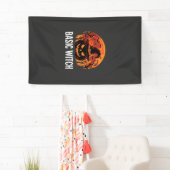 Halloween Basic Hexen-Kürbis-Mond-Grafik Banner (Insitu)