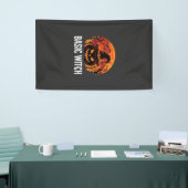 Halloween Basic Hexen-Kürbis-Mond-Grafik Banner (Messeveranstaltung)