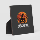 Halloween Basic Hexen-Kürbis-Mond-Grafik Fotoplatte (Vorderseite)