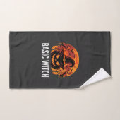 Halloween Basic Hexen-Kürbis-Mond-Grafik Handtuch (Handtuch)
