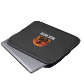 Halloween Basic Hexen-Kürbis-Mond-Grafik Laptopschutzhülle (Vorne Knopf)