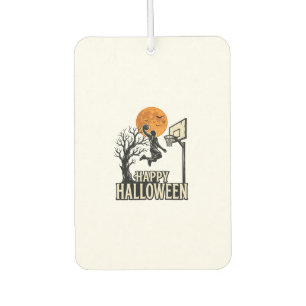 Halloween Basketball Frohes Halloween Vintage Spor Autolufterfrischer
