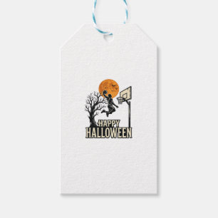 Halloween Basketball Frohes Halloween Vintage Spor Geschenkanhänger