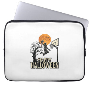 Halloween Basketball Frohes Halloween Vintage Spor Laptopschutzhülle