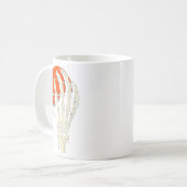 Halloween Basketball Skeleton Skull Player Men Boy Kaffeetasse (Vorderseite Links)