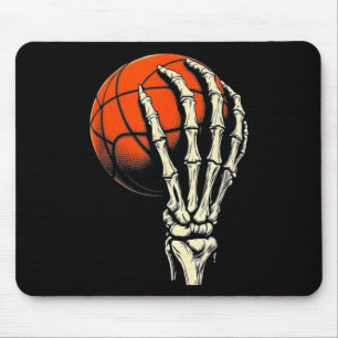 Halloween Basketball Skelett Totenkopf Spieler Män Mousepad