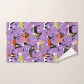 Halloween Basset Hound Bath Towel Set (Handtuch)