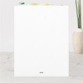 Halloween Basset Hound mit Pumpkins Beängstigend Karte (Rückseite)