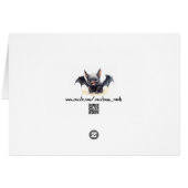 Halloween Bat (Rückseite Horizontal)