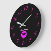 Halloween Bat Acrylic Wall Clock Große Wanduhr (Winkel)
