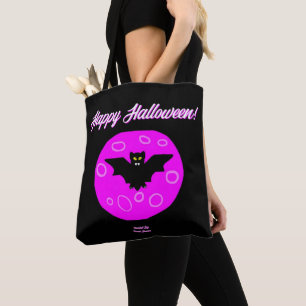 Halloween Bat All-Over-Print Tote Bag Tasche