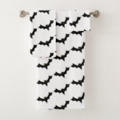 Halloween Bat Badhandtuch Set (Insitu)